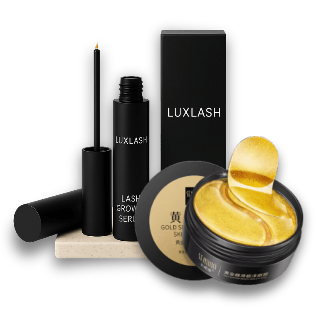 Lash Growth Serum + 24K Under - Eye Patches - LUXLASHES